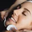 Woman getting a facial